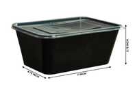 500ml Rectangle Plastic Food Container