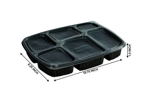6 Compartment Meal Tray