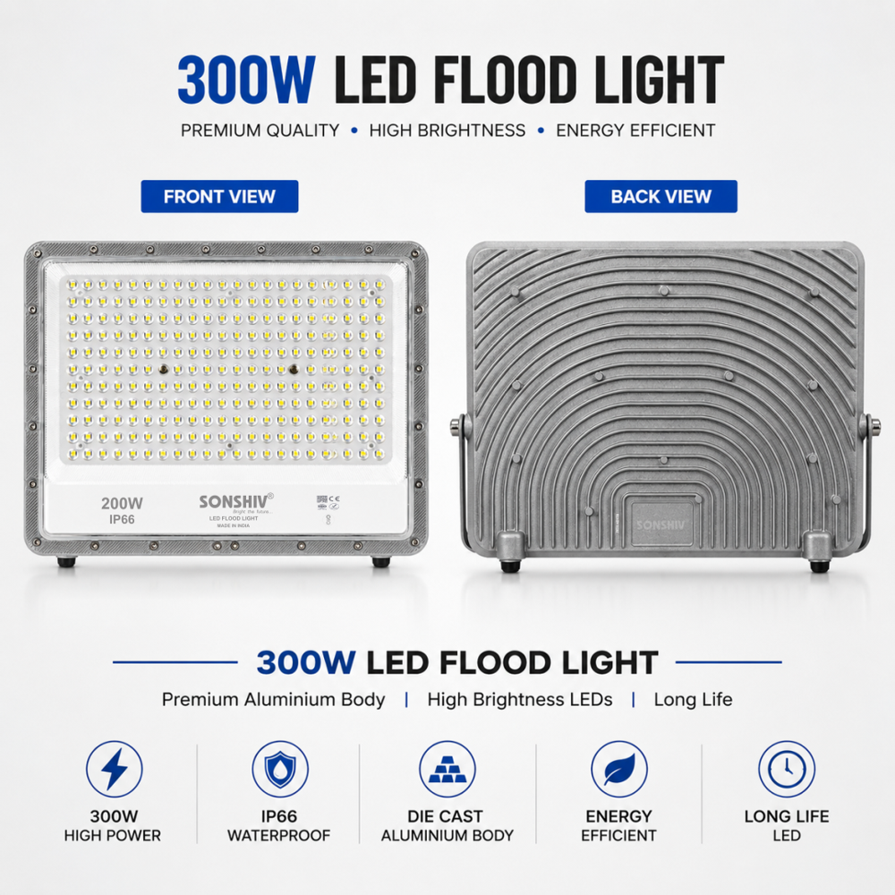 200W DOB WHITE FLOOD LIGHT