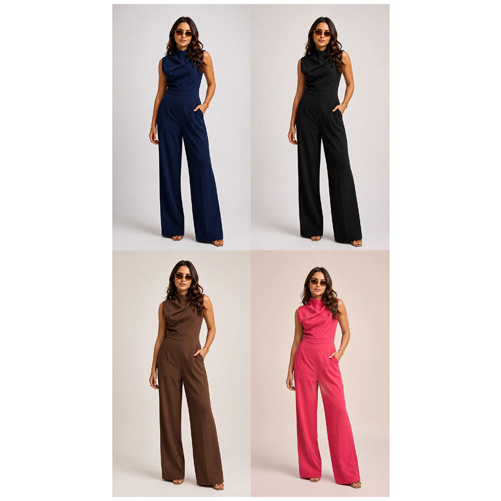 Jumpsuit Glazed Cotton