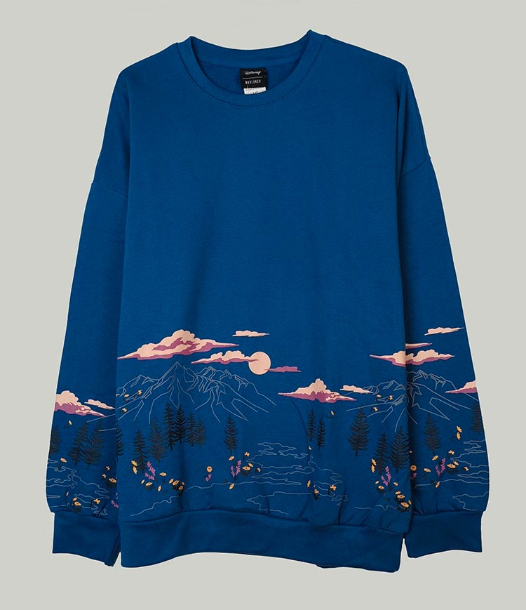 M11764 | DiSNEY Mens Printed Fleece Pullover