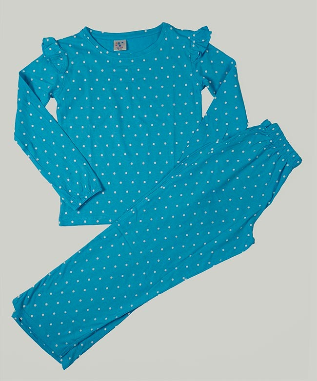 G22330 Girls Printed Pyjama Sets