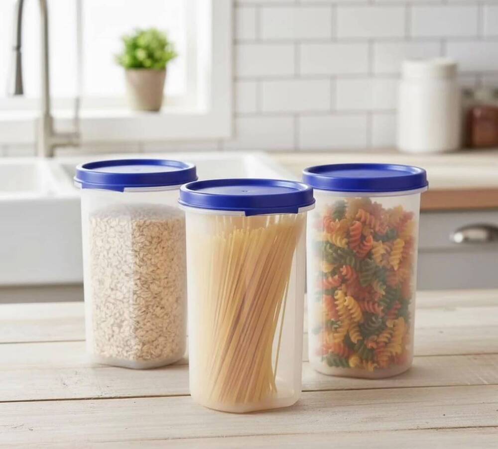 Cutting Edge Smart Slim Storage Round Plastic Containers
