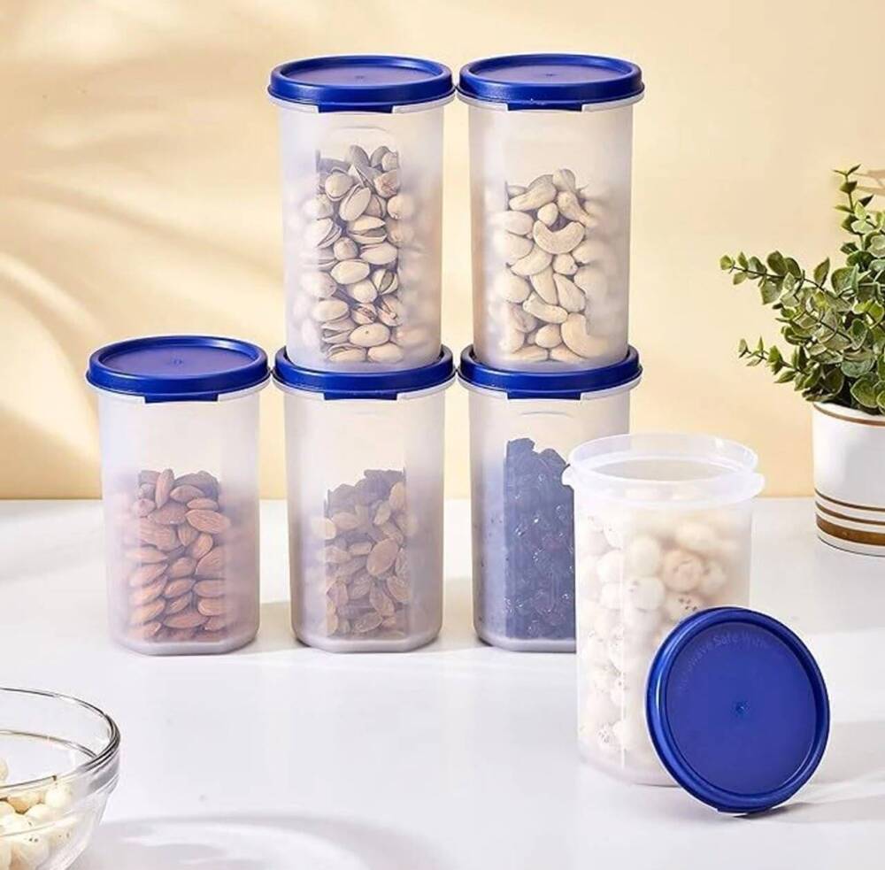 Transparent Plastic Kitchen Storage Containers