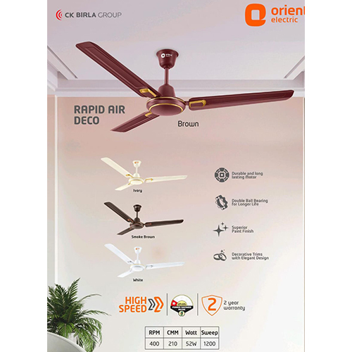 Rapid Air Deco Ceiling Fan