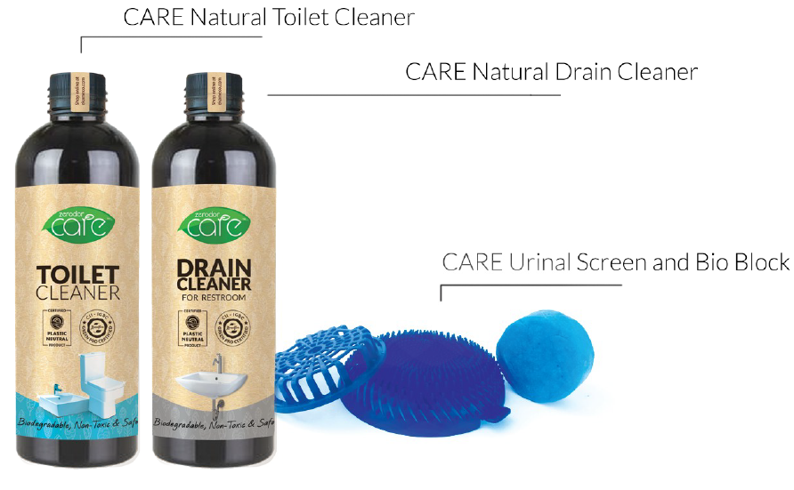 Zerodor CARE Anti-Scaling Bio Block For Drain Line