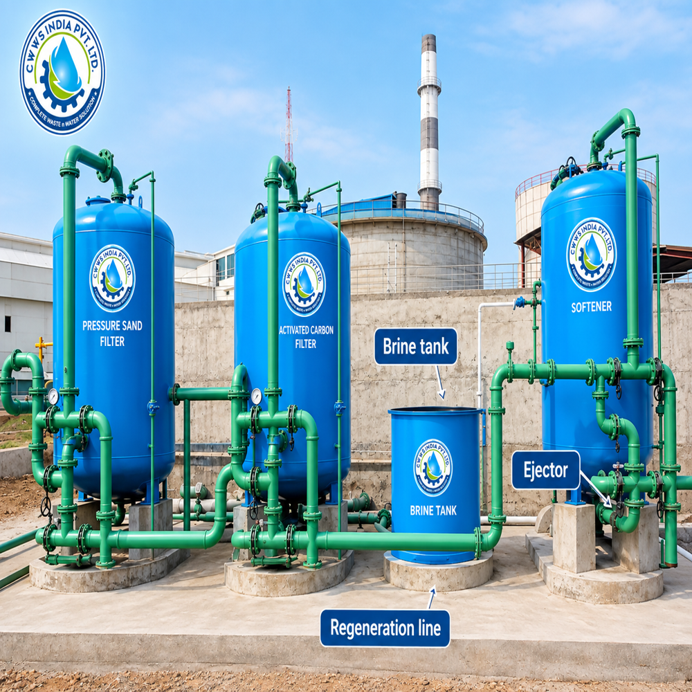Water Treatment Plant With Softener