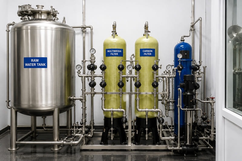 Water Treatment Plant With Softener