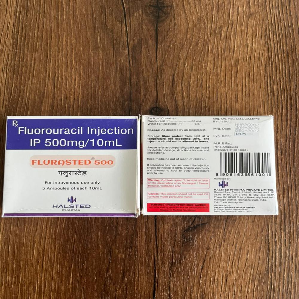 Flurasted 500 Mg Injection - Origin: Indian