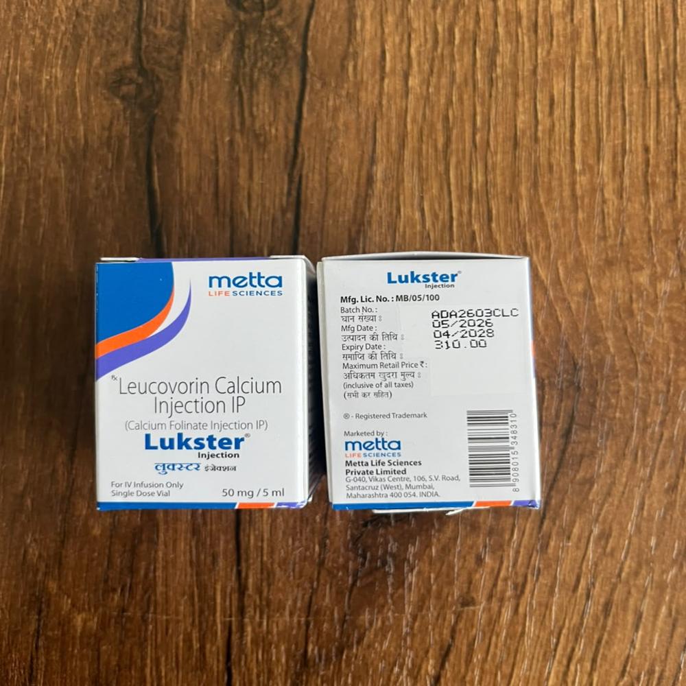 Lukster 50Mg Injection - Origin: Indian