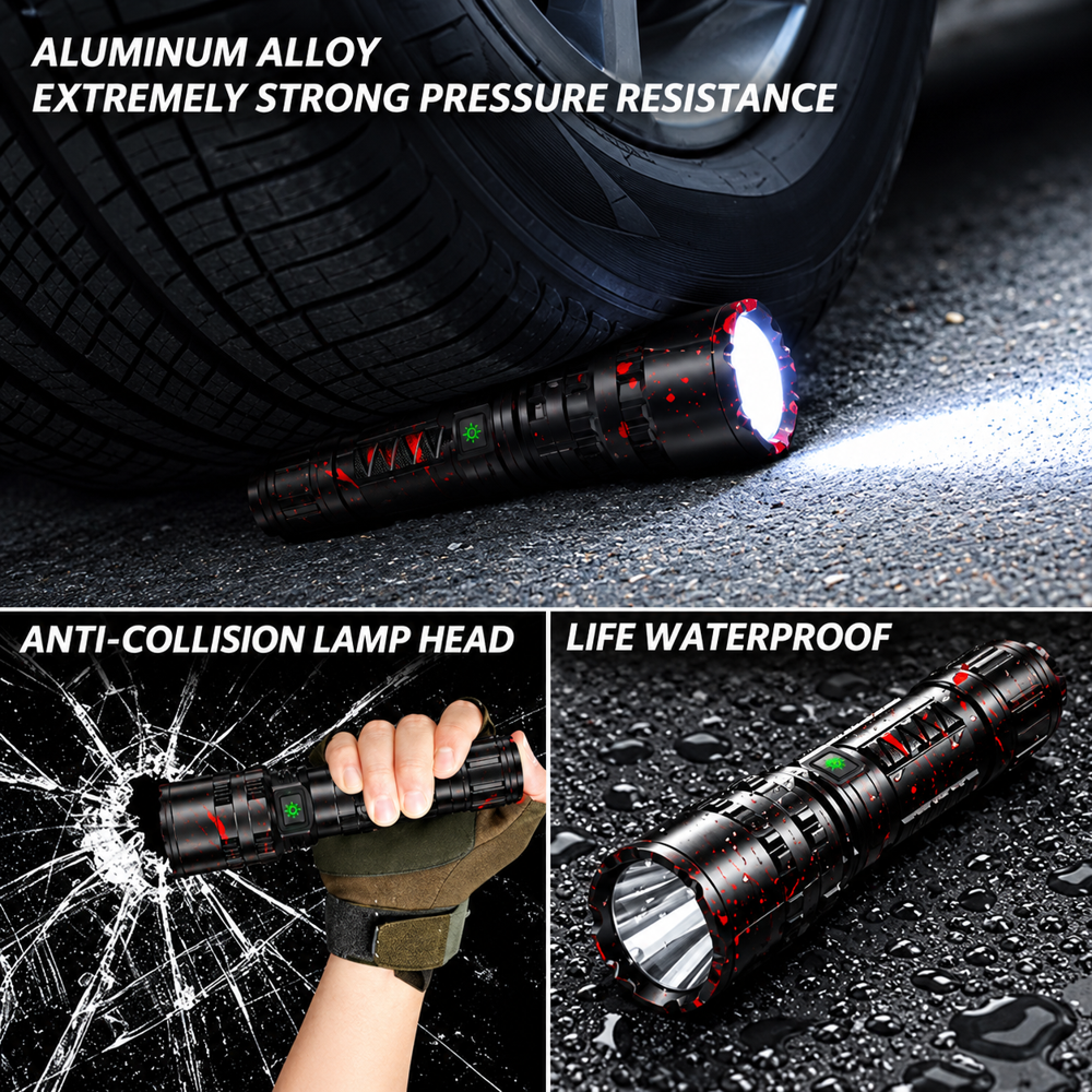 High Power Waterproof Self Defensive Torch XHP 50 Light