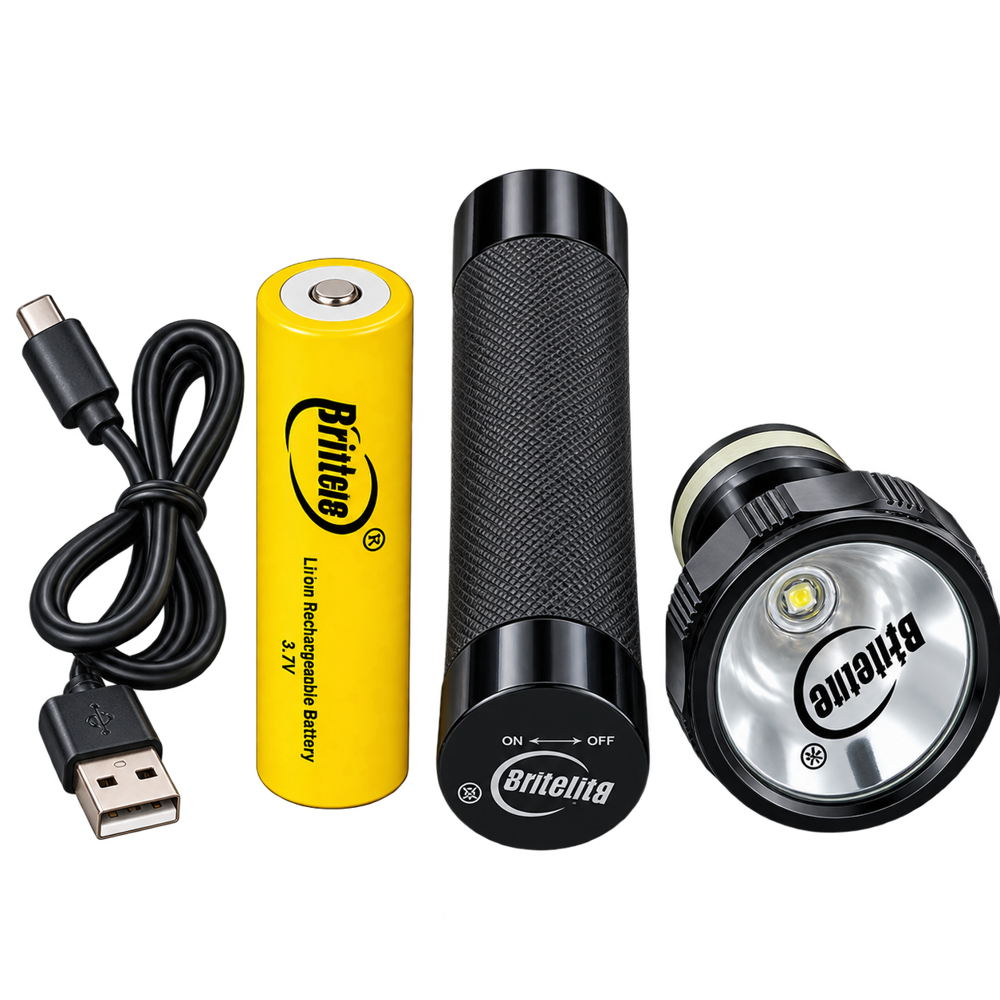 Led Rechargeable Britelite Phoenix Torch Light