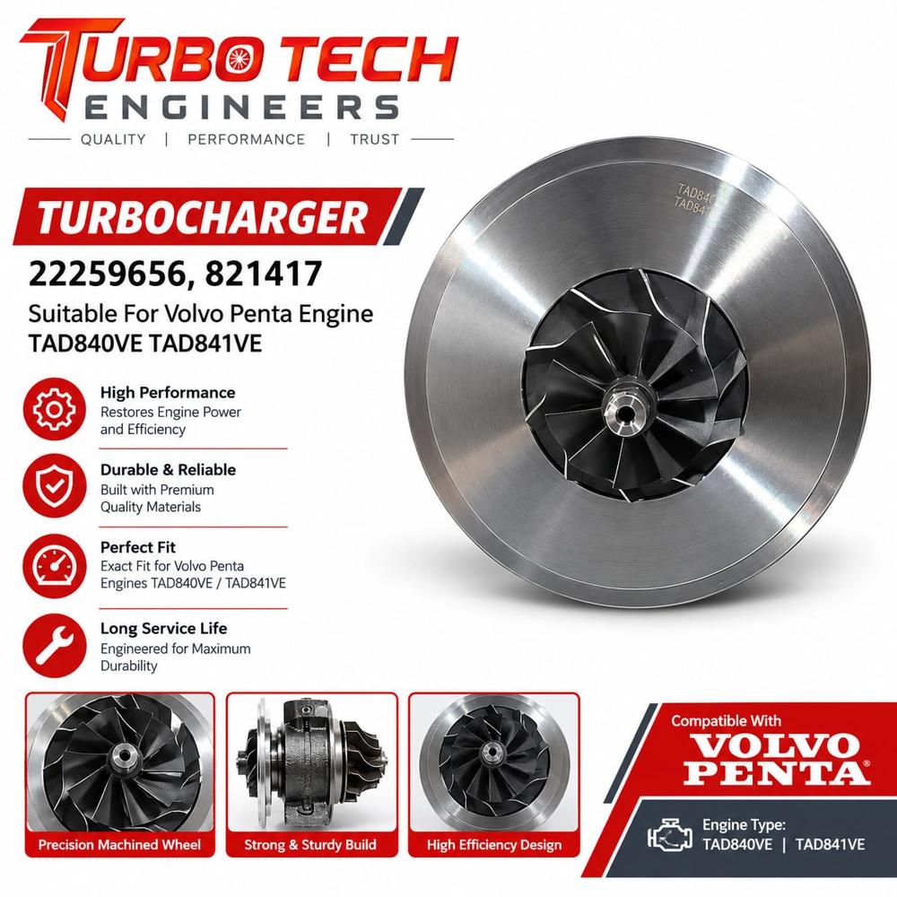 Turbocharger Cartridge CHRA 22259656 821417