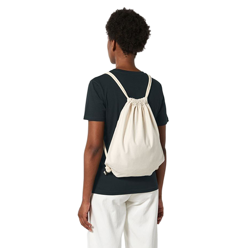 Cotton Backpack - Capacity: Approx. 8-12 Liters