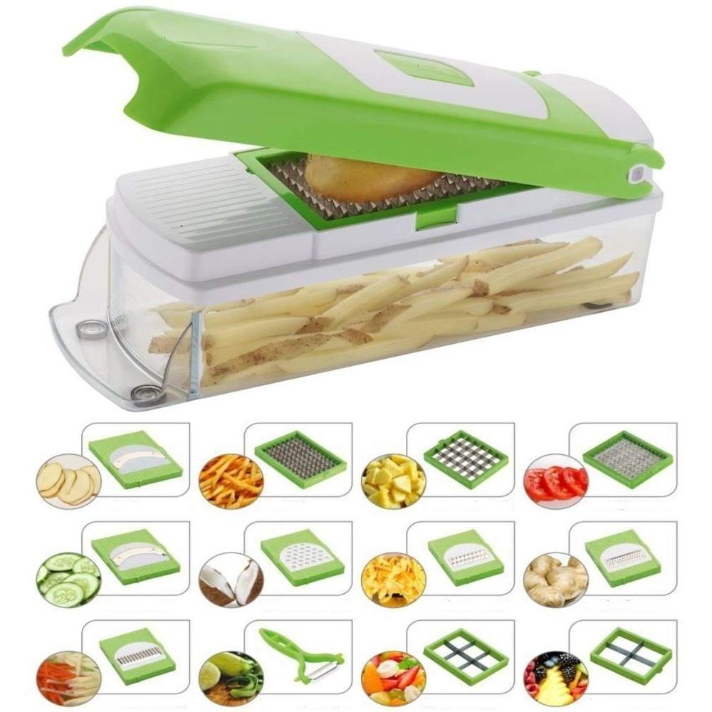 Vegetable Chopper With Multiple Blades