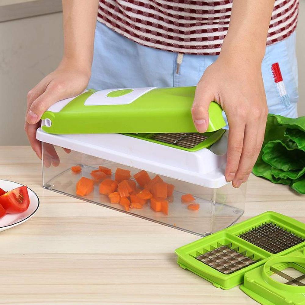 Vegetable Chopper With Multiple Blades