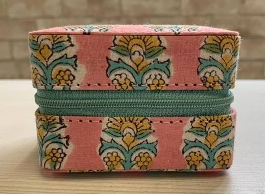 Floral Round Jewelry Box