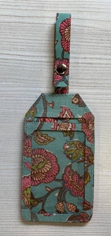 Floral Luggage Tag