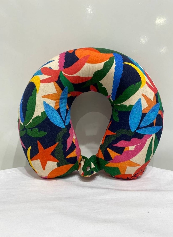Colorful Floral U-Shaped Neck Pillow