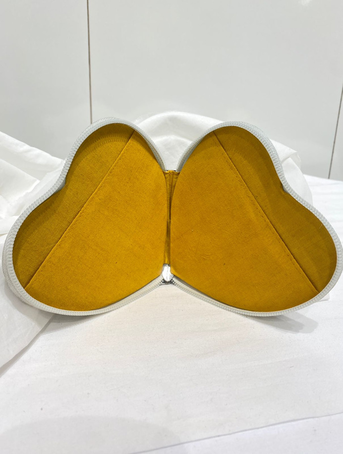 Yellow Butterfly Shaped Pouch