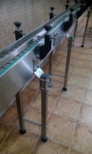 Single Row Slat Chain Conveyor