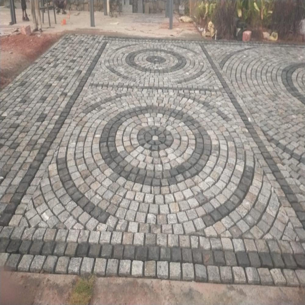 Natural Granite machinecut cobblestone