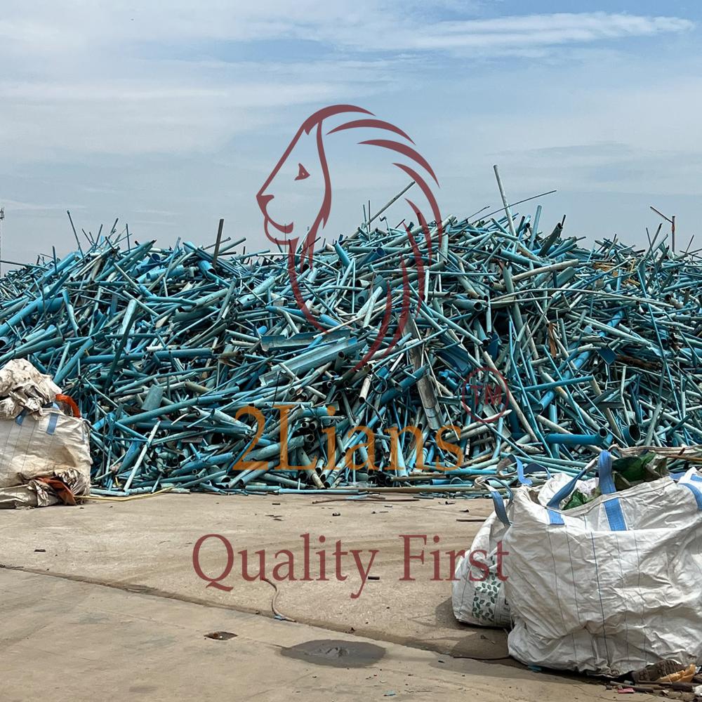 PVC Regrind from pipe Blue