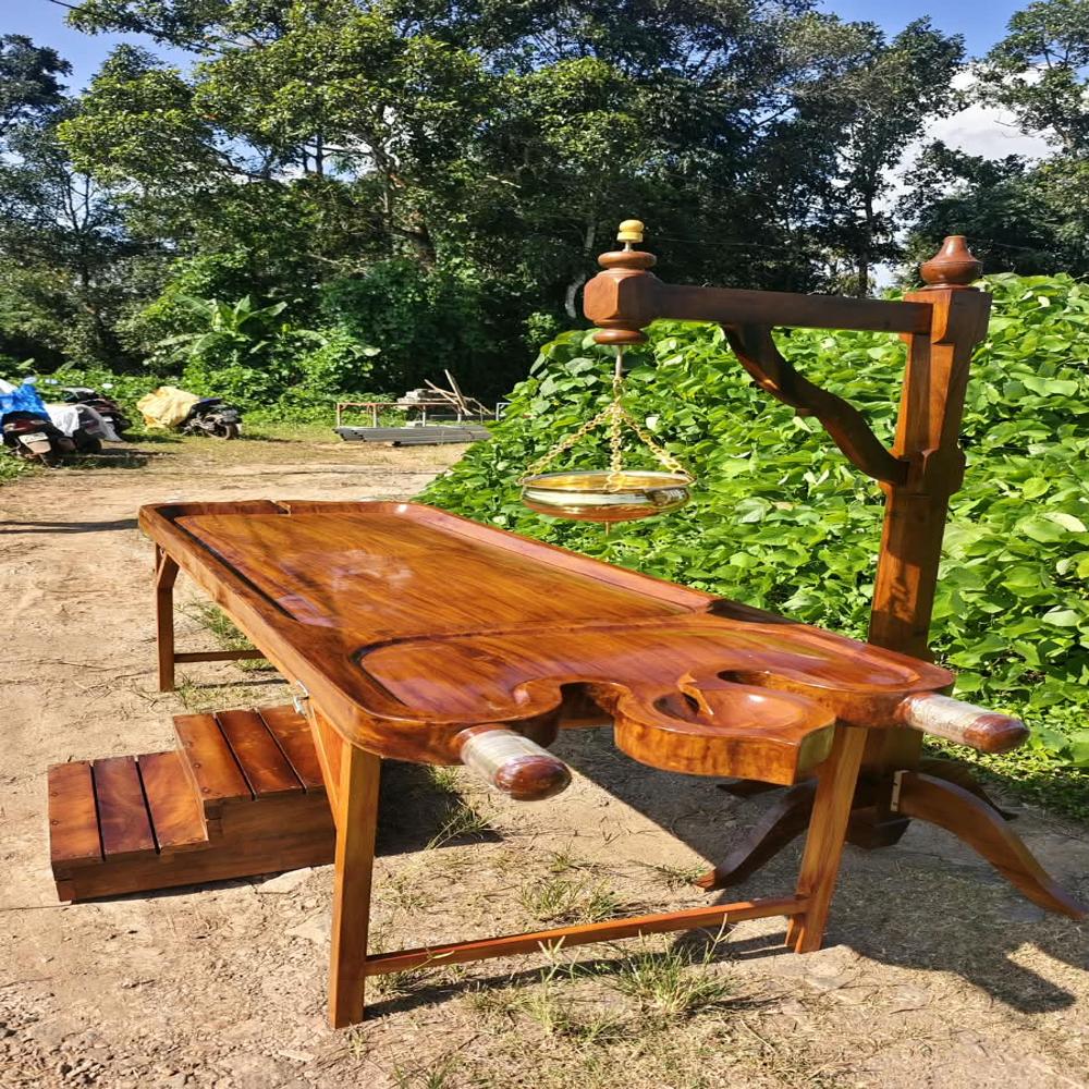 FIBER (FRP) SHIRODHARA TABLE SET
