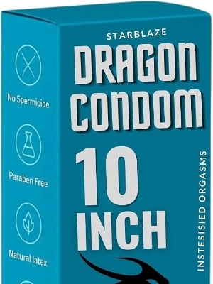 Dragon Condom For Men - Color: Brown
