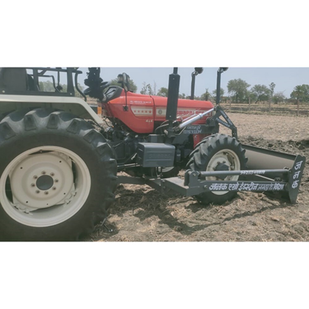 Tractor Mounted Dozer - Color: Black Paint Coated