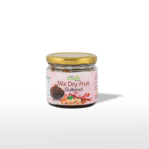 Mix Fruit Gulkand - 1 Kg, Plastic Bags | Mixed Fruit Blend, Cold Extraction, Chocolaty Color, Mild Aroma, 24 Months Shelf Life