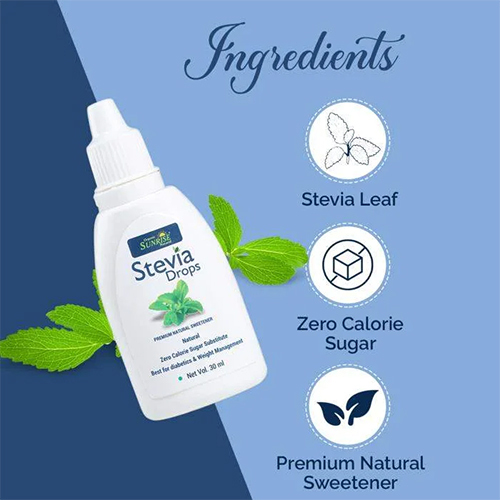 Stevia Drops - Color: White