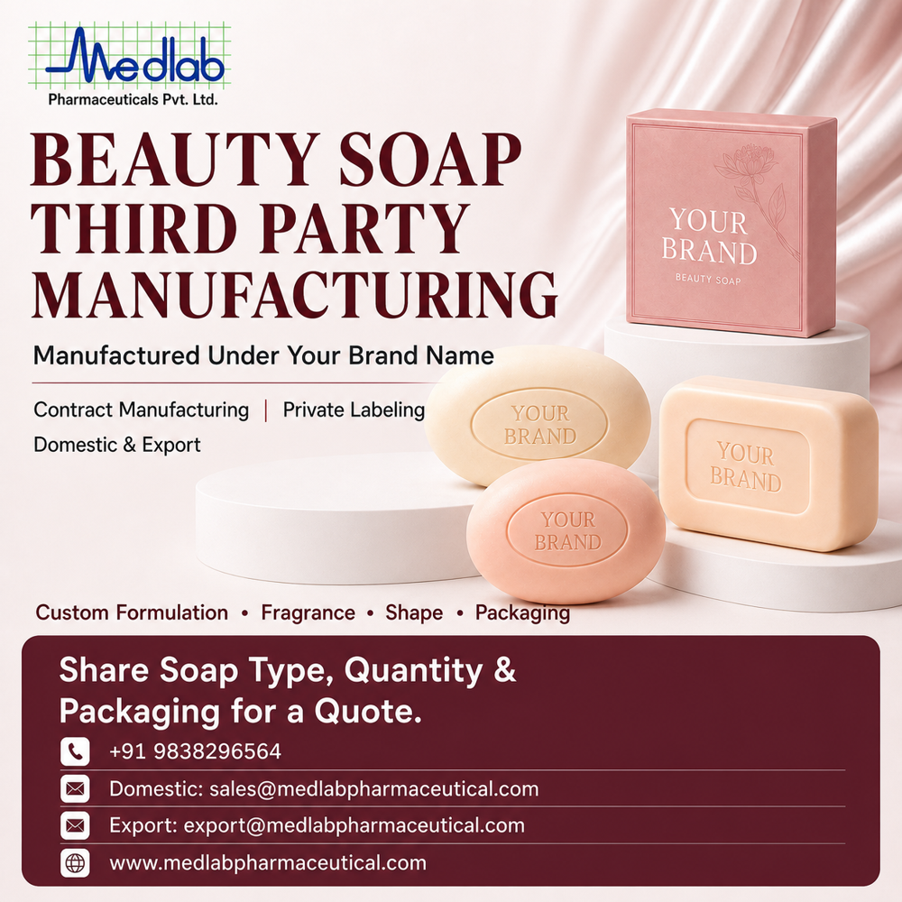 Beauty Soap Third Party Manufacturing