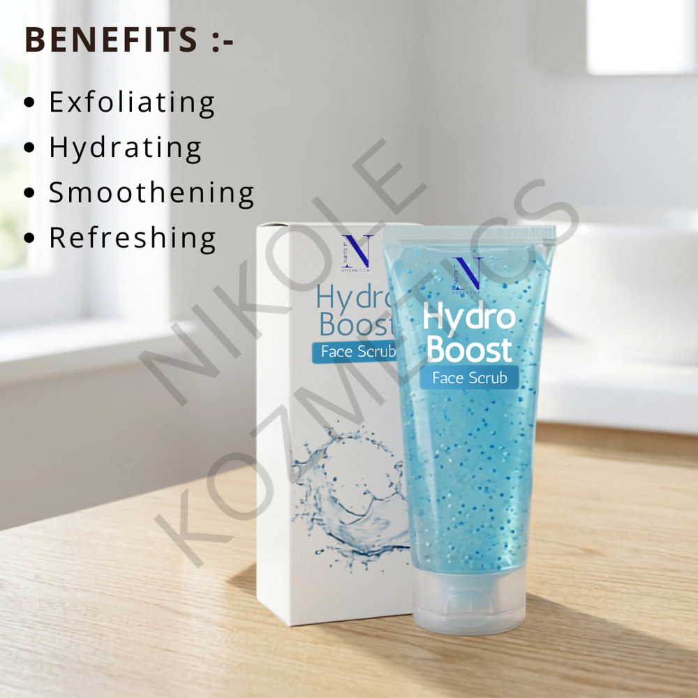 Hydro Boost Face Scrub - Attributes: Smudge Proof