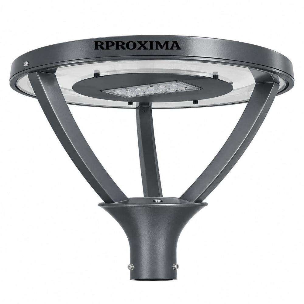 round post top light 