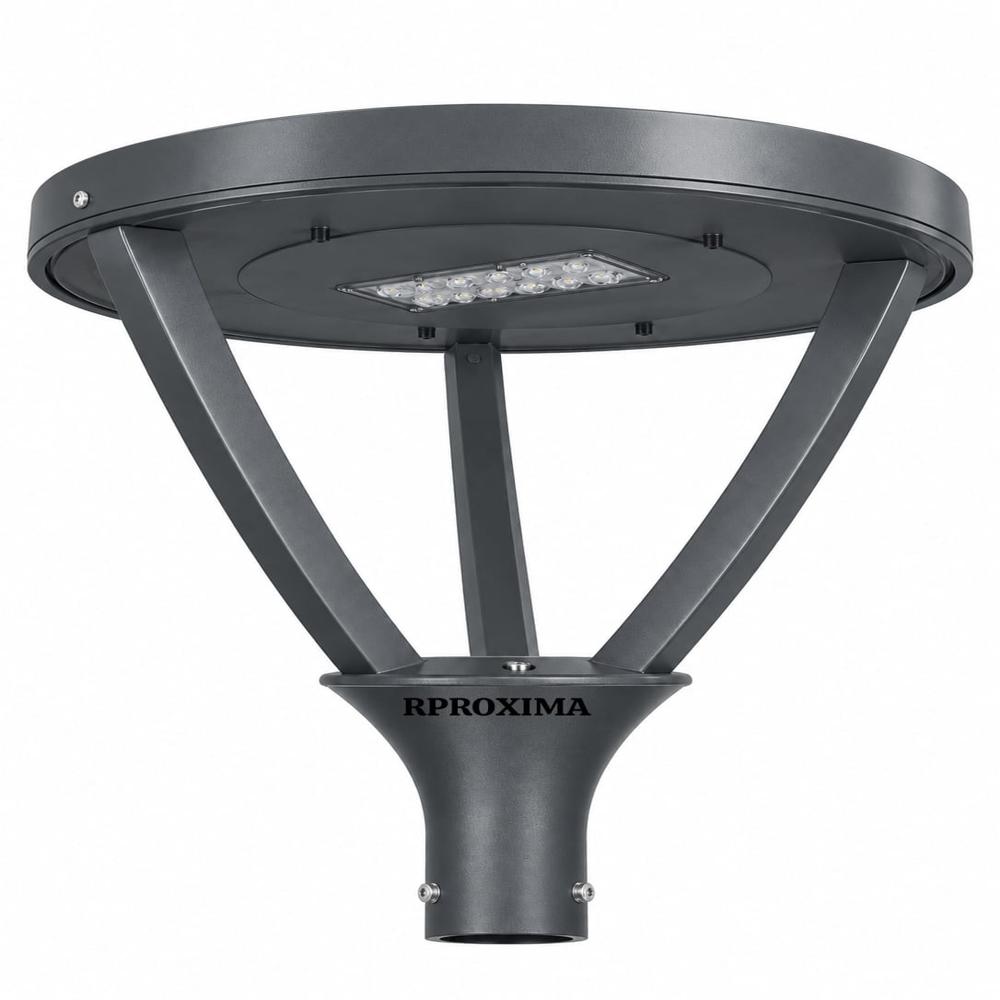 round post top light 