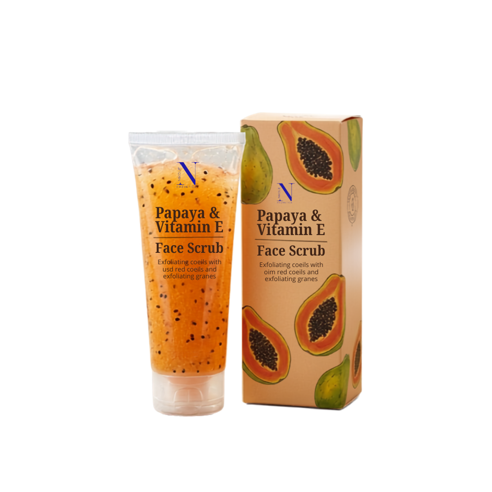 Papaya & Vitamin E Face Scrub - Attributes: Smudge Proof