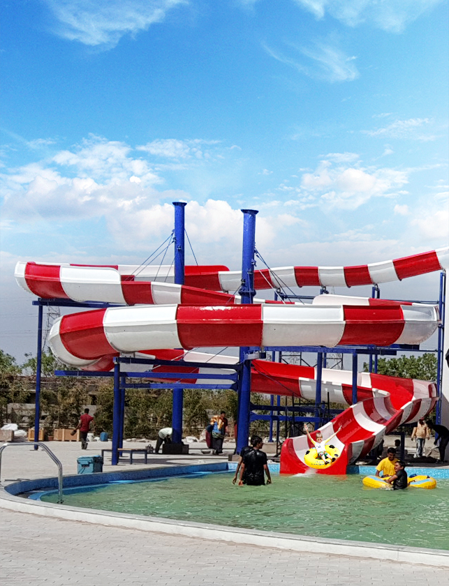 Open Float Water Slide - Material: Pvc