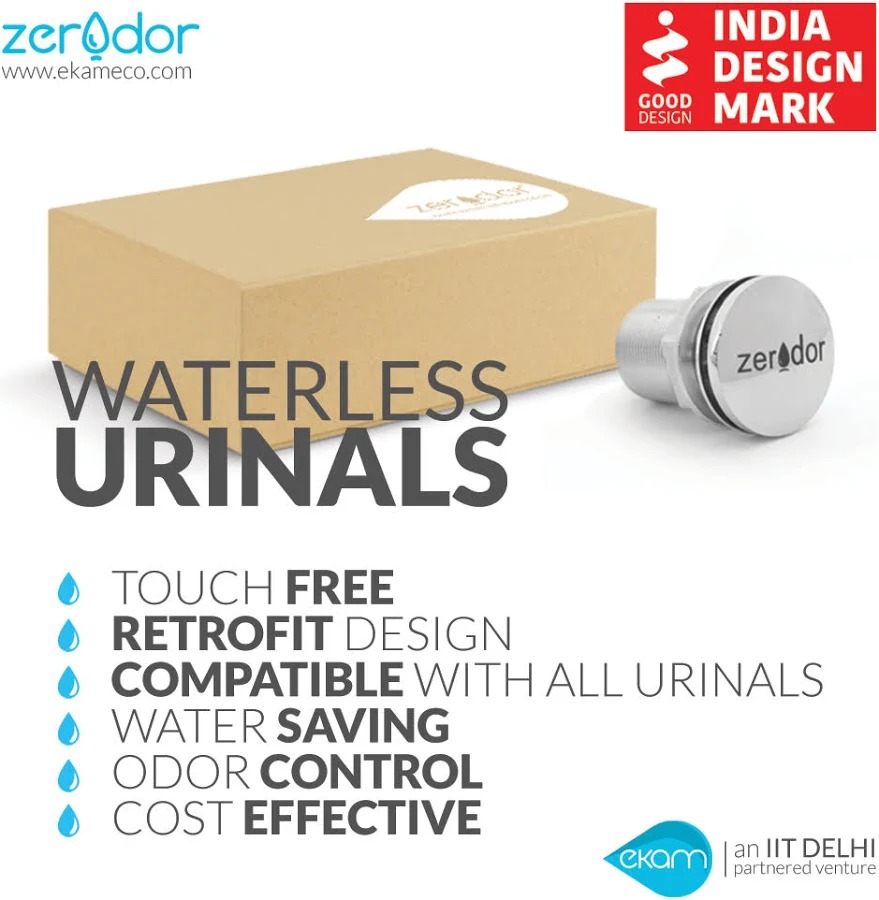 Zerodor Waterless Urinal - Premium