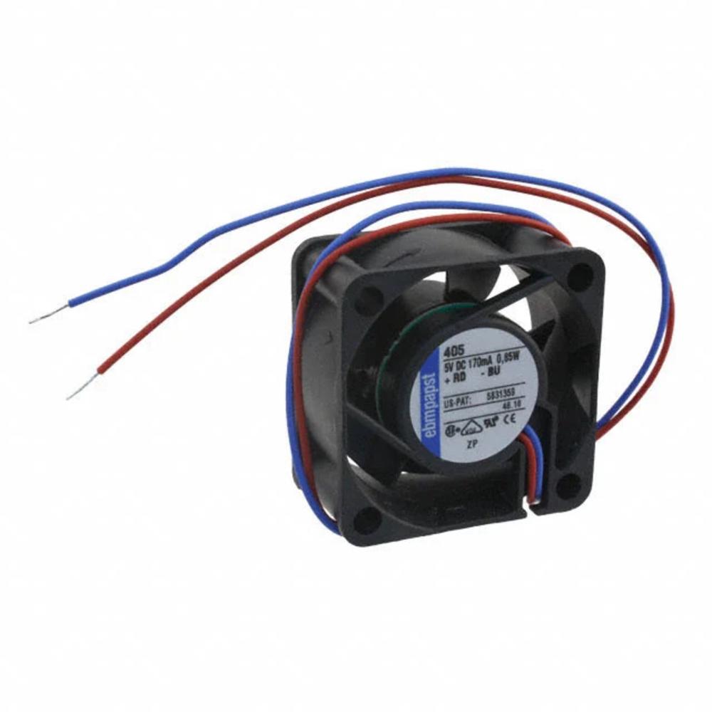 EBMPAPST 405 5V DC 0.85W 0.17A 4020mm Ball Bearing Industrial Axial Cooling Fan