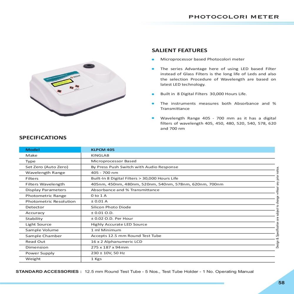Photo Colorimeter