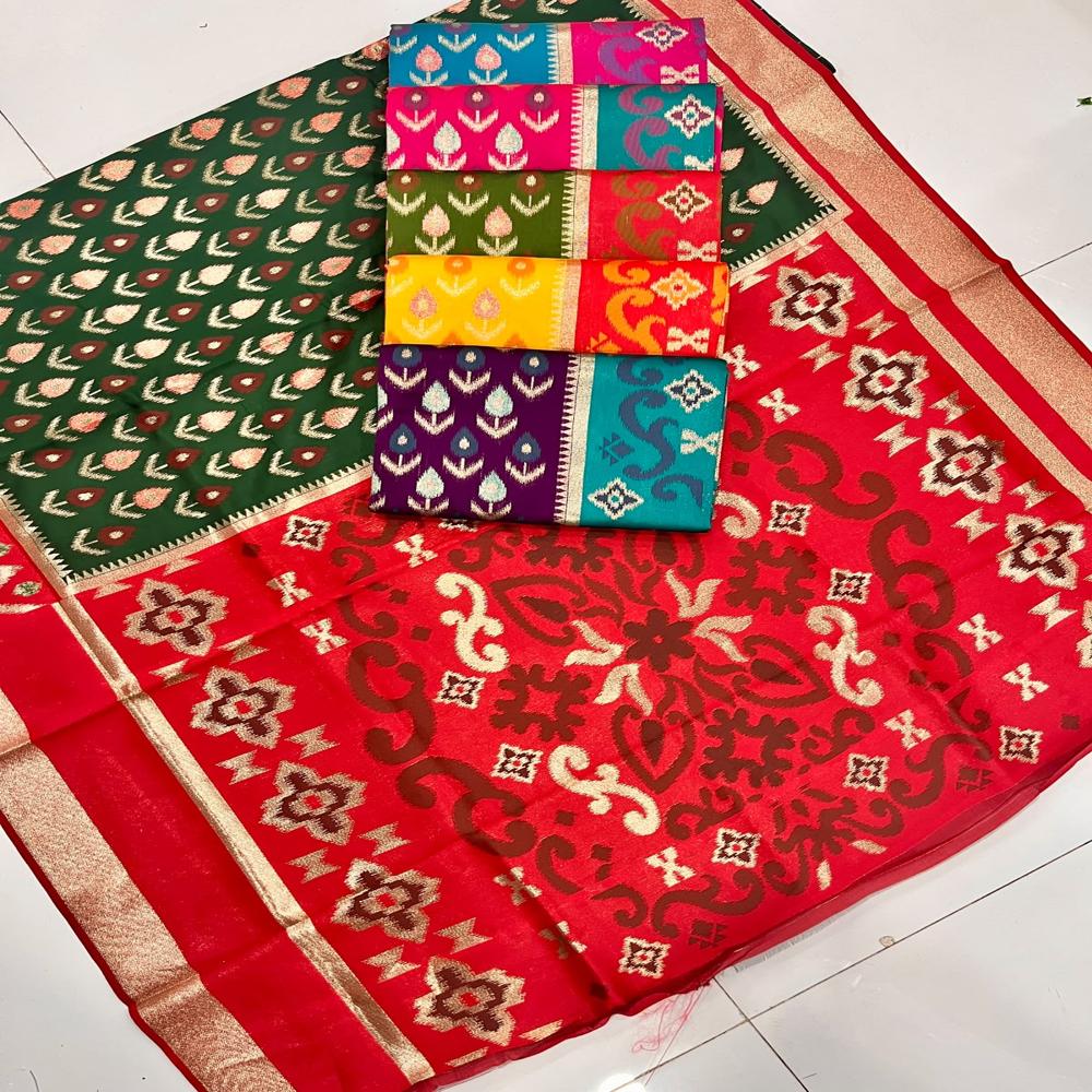 Silky Ikaat Saree