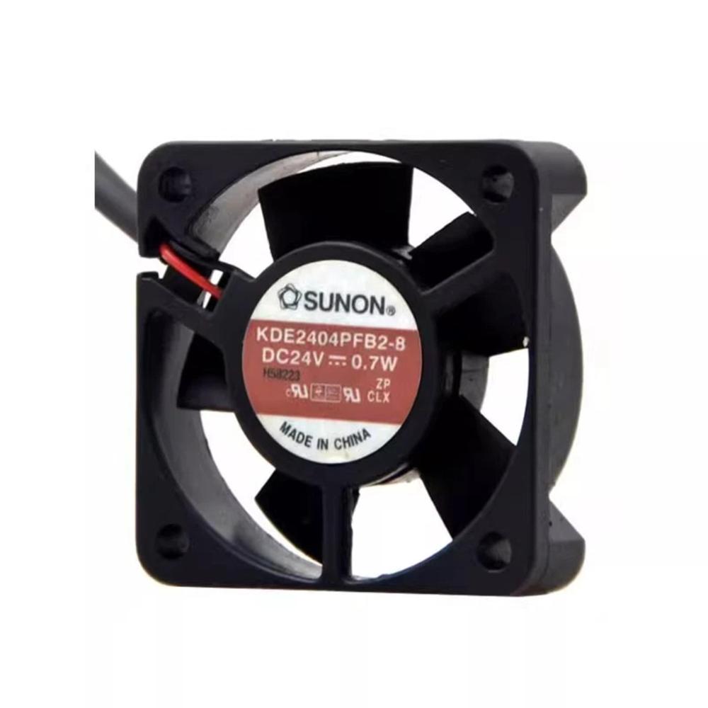 SUNON KDE2404PFB2-8 24V DC 0.7W 4010mm Ball Bearing Industrial Axial Cooling Fan