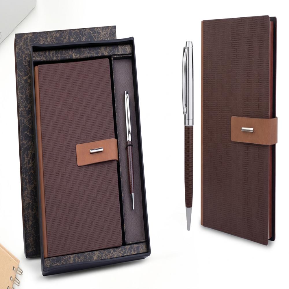 corporate diary set with pen