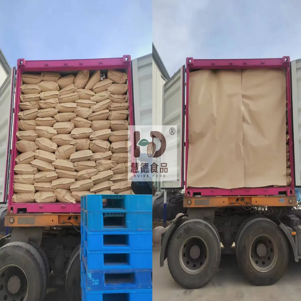HUIDE Reddish Brown Alkalized Food Grade Cocoa Powder PH6.8 to 8.0 Fat Content 10 to 12% Bulk Factory Supply for Baking