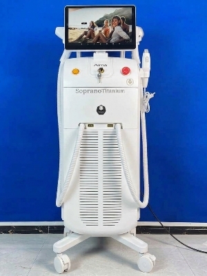 diode laser triple wave +Nd yag laser+pico laser with four tip