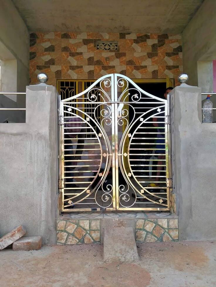 Stainless Steel Modern Main Gate