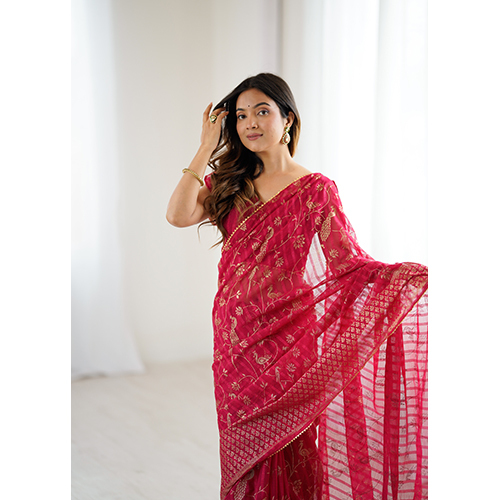 A 78 FOIL Designer Fancy Saree