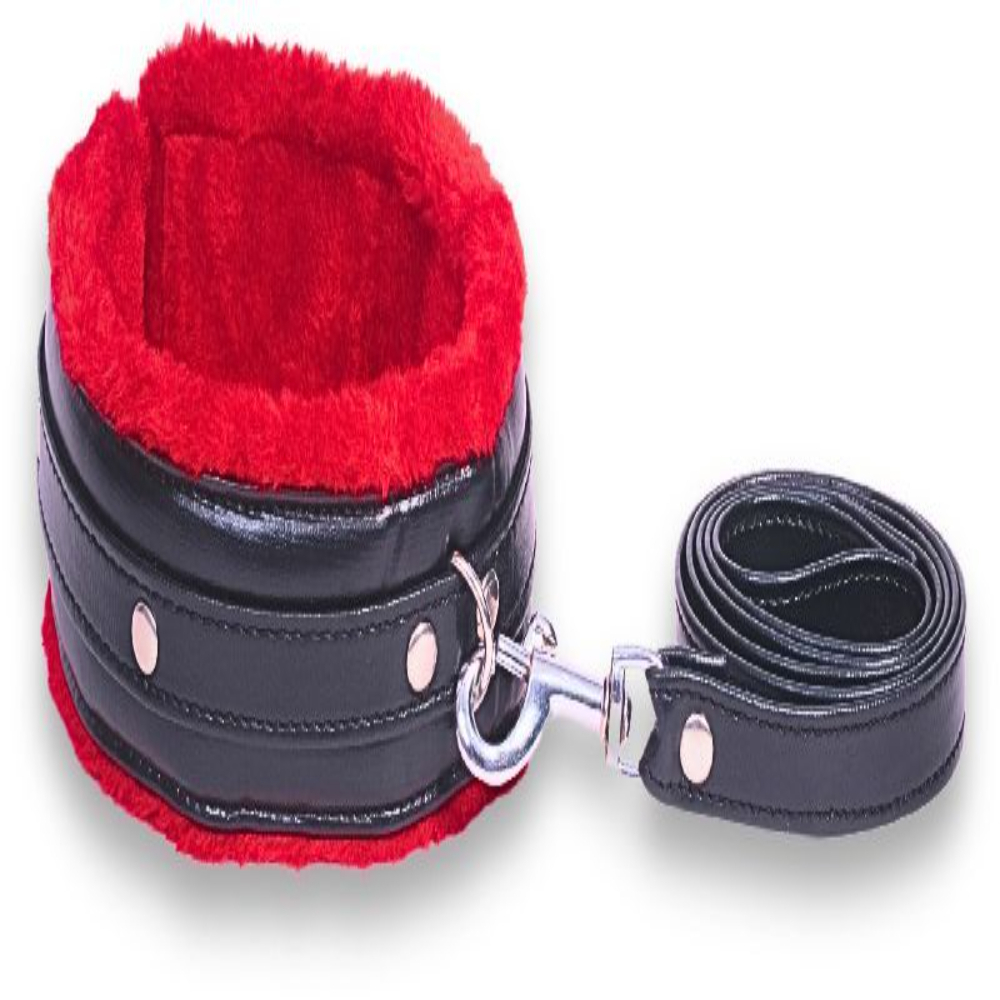 9Pcs Luxury Black and Red Bdsm Kit