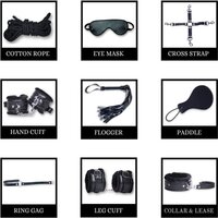 Full Black Bdsm Kit